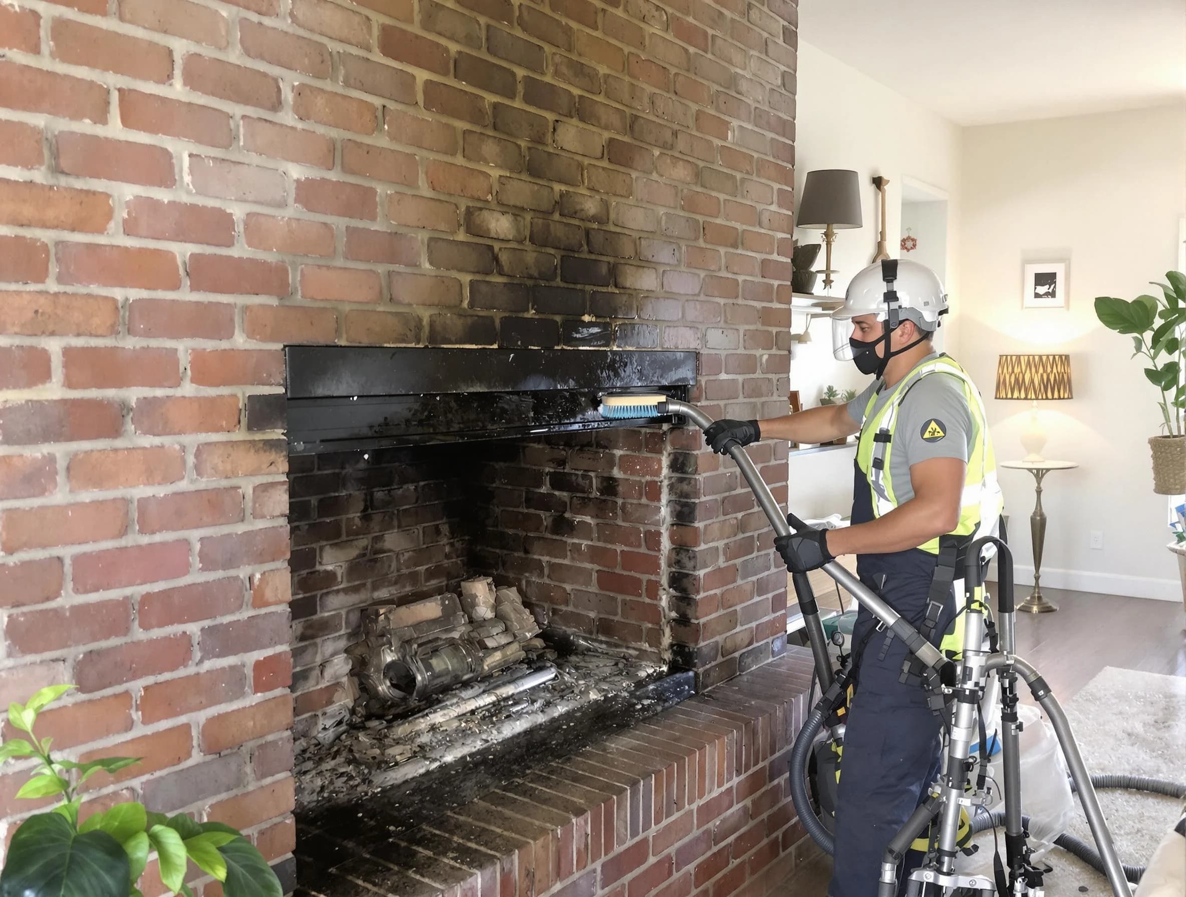 Ettrick Chimney Sweep providing fireplace cleaning services in Ettrick, VA