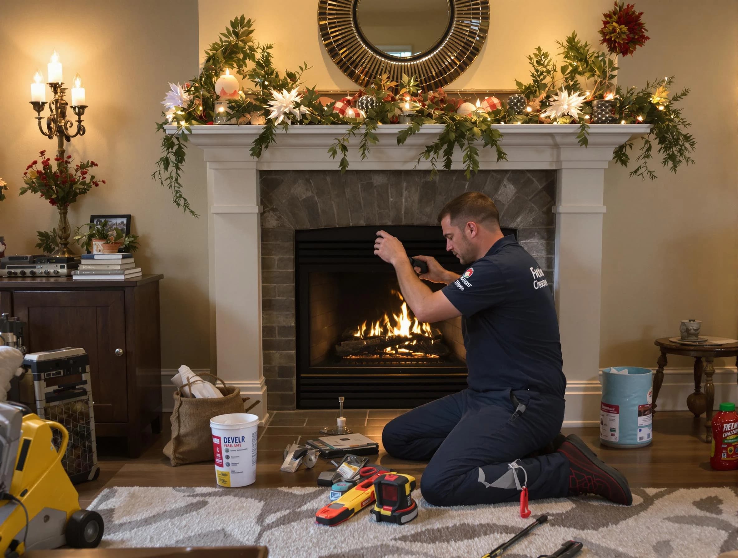 Ettrick Chimney Sweep offering fireplace maintenance services in Ettrick, VA