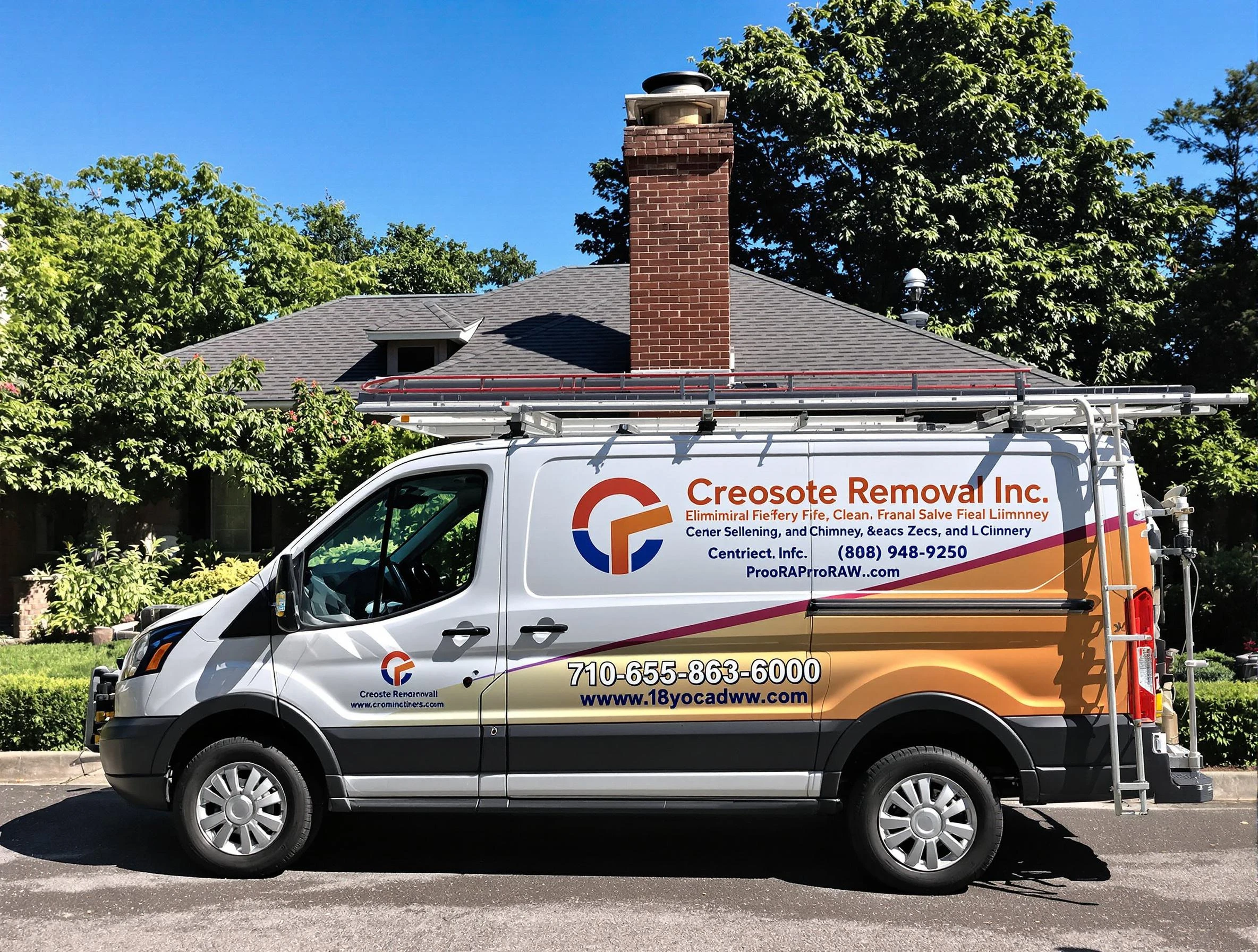 Ettrick Chimney Sweep technician removing creosote safely in Ettrick, VA